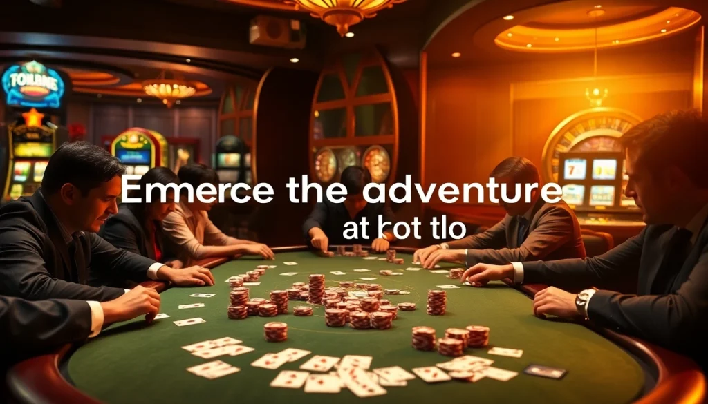 Experience the thrill of gambling at go8 com with intense poker action, shining chips, and vibrant casino ambiance.